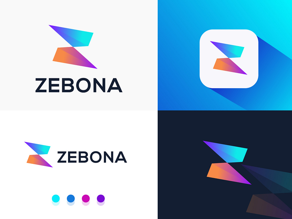 z letter logo mark by Masud - Logo Designer on Dribbble