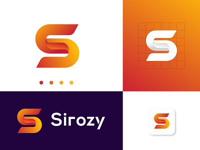 s letter logo design