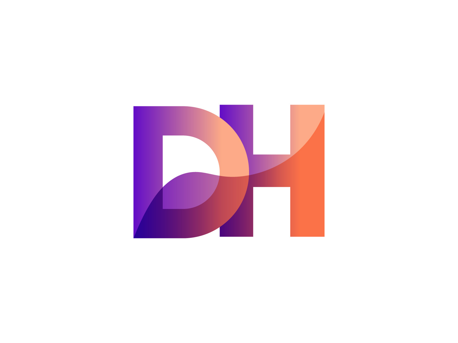 dh logo by Masud Logo Designer on Dribbble