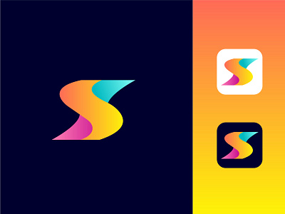 s letter logo mark a b c d e f g h i j k l m brand identity branding business company clasic company logo concept creative flat fun gradient letter logo designer logos minimal monogram mark symbol n o p q r s t u v w x y z smart logo startup technology