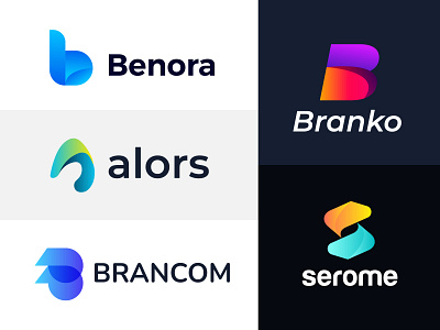 logo folio l modern logo collection best logo inspiration business company creative freelancer gradient logo inspiration logo design logo designer logo process mark modern logo monogram office recent logo smart logo tech logo