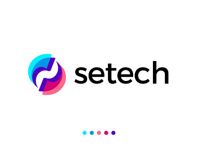 modern tech logo design l branding