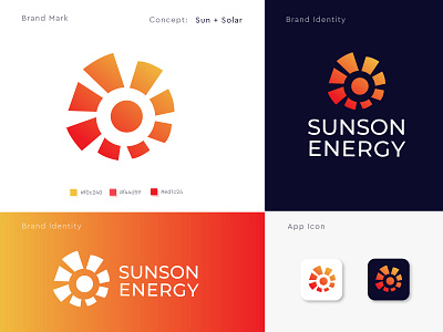 solar logo l energy l power l branding