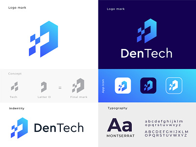 modern tech logo design