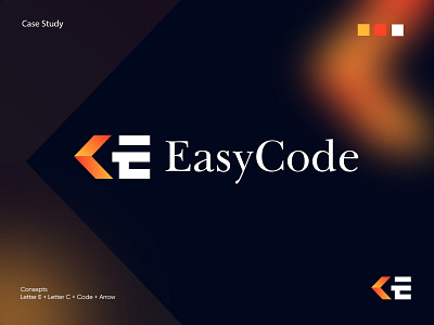 EasyCode brand identity branding business company code logo creative logo design logo designer security smart logo