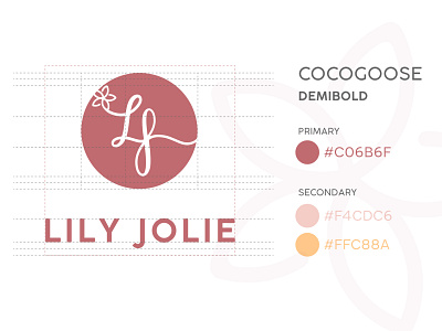 Lily Jolie logo project#4 branding design branding identity logo logodesign