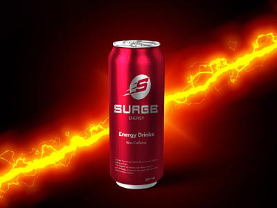 #1 Surge - Energy Drink Logo design (project)