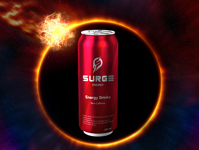 #2 Surge - Energy Drink Logo design (project) beverage logo beverage packaging branding branding and identity branding design energy drink logo logodesign