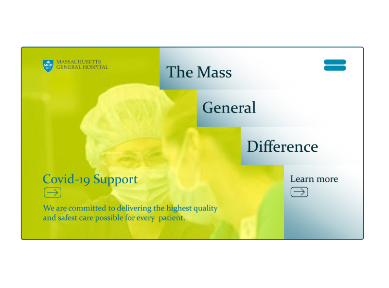 Mass General Hospital  reDesign by Pegah Smiley on Dribbble