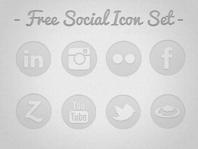 Free Social Icons facebook flickr free icon icons instagram linkedin logopond resources set social twitter youtube zerply