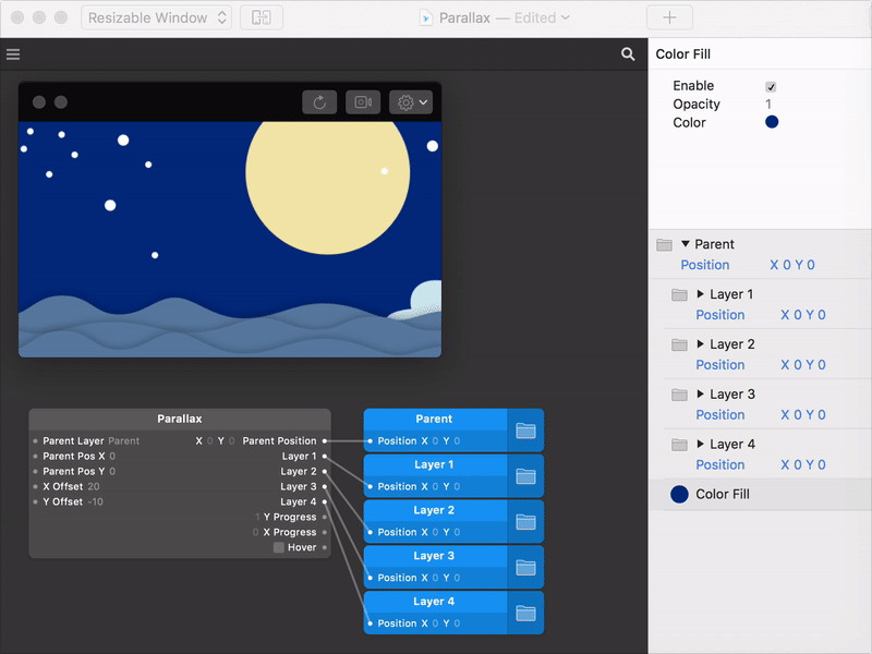 Parallax [Origami Patch] free freebie origami parallax patch prototyping web