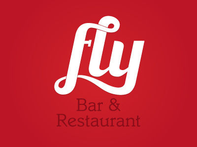 Fly Bar logo bar brandmark fly identity logo restaurant