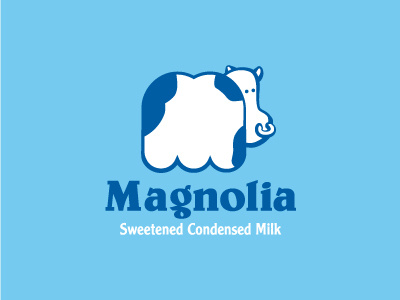 Magnolia (Blue) condensed cow magnolia milk redesign sweet