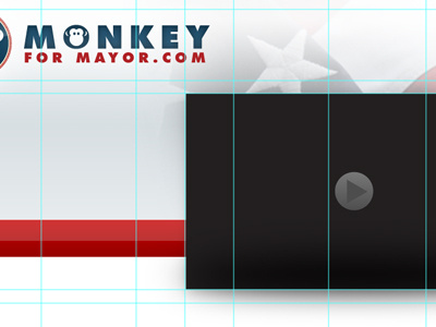 Monkey for Mayor - Microsite monkey for mayor web wireframe