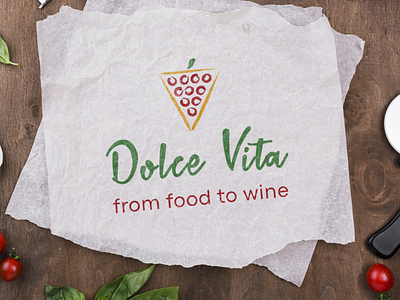 Dolce Vita Logo Design branding design logo pizza restaurant
