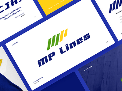 MP Lines Logo Design branding design lines logo sport visual identity