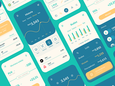 Financy Finance Budget App UI Design