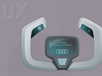 UX for AUDI adobe illustrator audi automotive car design illustration photoshop prototype ui user experience ux