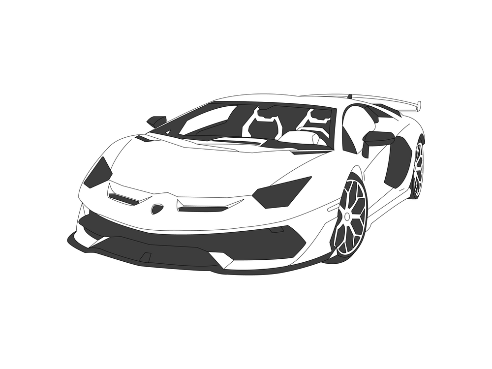 Lamborghini Aventador SVJ by Ashraful Islam Sourav on Dribbble