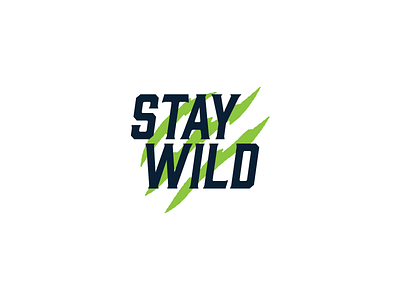 Stay Wild branding cap clothing creative creative design design graphic design illustrator logo logodesign minimal premium print design scratch mark stay wild tshirt wild