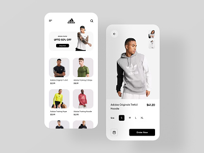 Adidas App Redesign adidas adidas originals app app design clothing clothing brand clothing label ui uiux ux