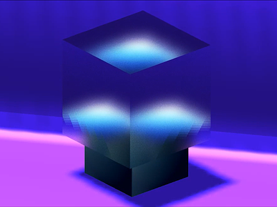 Cube x Spline #3 3d abstract cube glass spline spline 3d