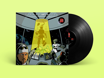 LP cover aliens comic cover lp vinyl