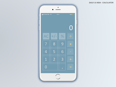 Daily UI #004 - Calculator