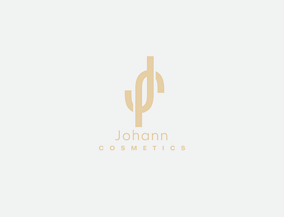JOHANN COSMETICS branding design flat graphic design logo minimal print typography