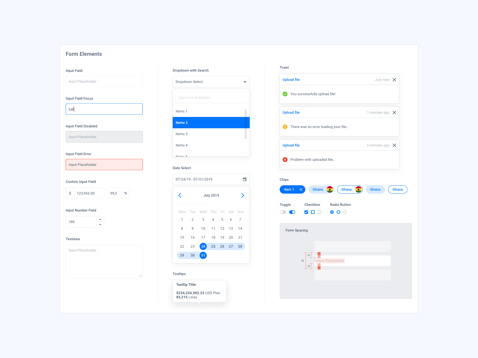 Form Elements by Murat Yilmaz on Dribbble