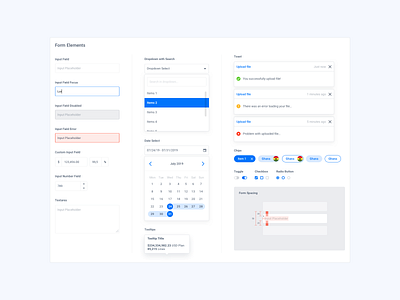 Form Elements design system form elements ui ux