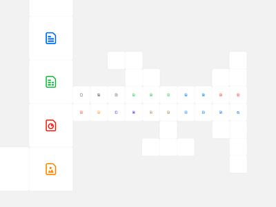 Custom Icon Set design system icon icon design icon set ui