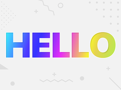 Dribbble first hello invite shot thanks