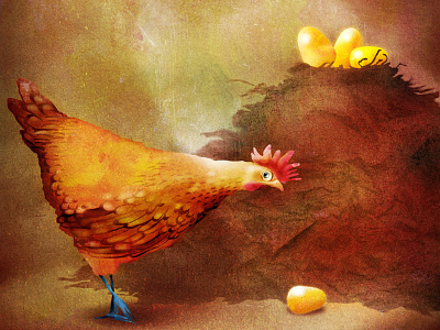 The goose that laid the golden eggs animals audiobooks cover goose illustration librivivi