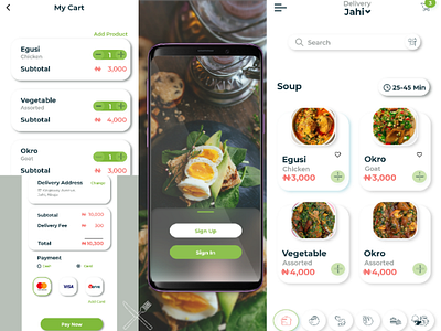 Mobile Food delivery app