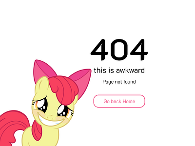 404 Page design