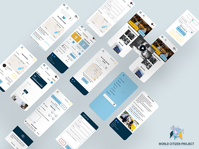 World citizen Project concept design figmadesign ui design web app