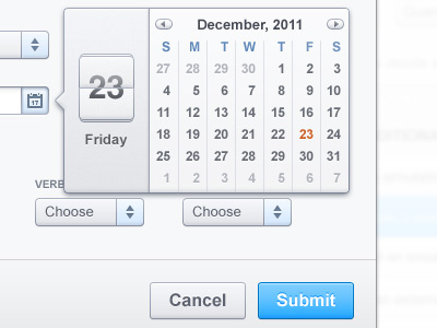 Enter a score app buttons calendar date drop down flipper interface ui ux web