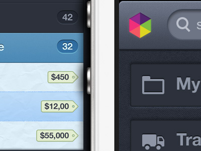 Getbelongings iphone app app buttons categories invoice ios iphone reciept tags ui ux welcome