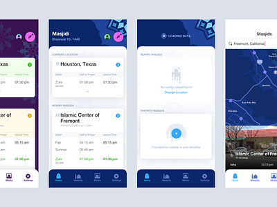 Masjidi App by Zulal Ahmad on Dribbble