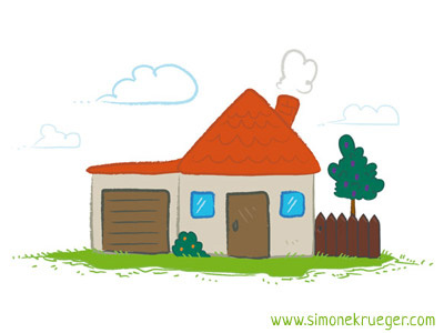 House house illustration vector