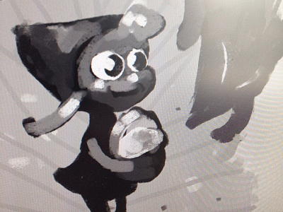 Little Red Riding Hood - WIP - Grayscale