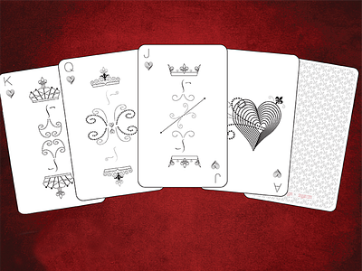Cards heart jack king playing cards queen