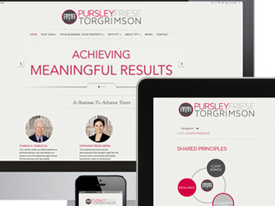 Pftlegal.com responsive web design web design website