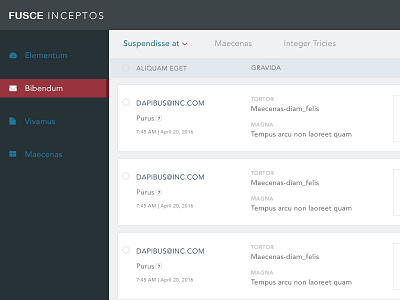 Dashboard Application Design