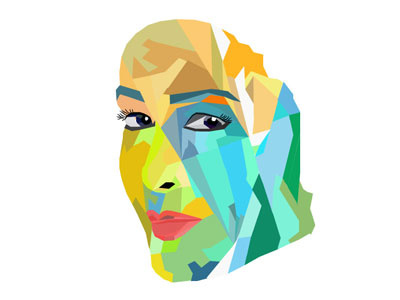 WPAP technique potrait adobe cc illustrator