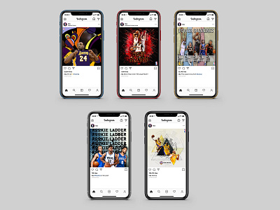 NBA Social digital graphics instagram social content social media typography vector