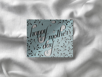 Mother's Day Card greeting card hand drawn hand lettering illustration lettering print typography