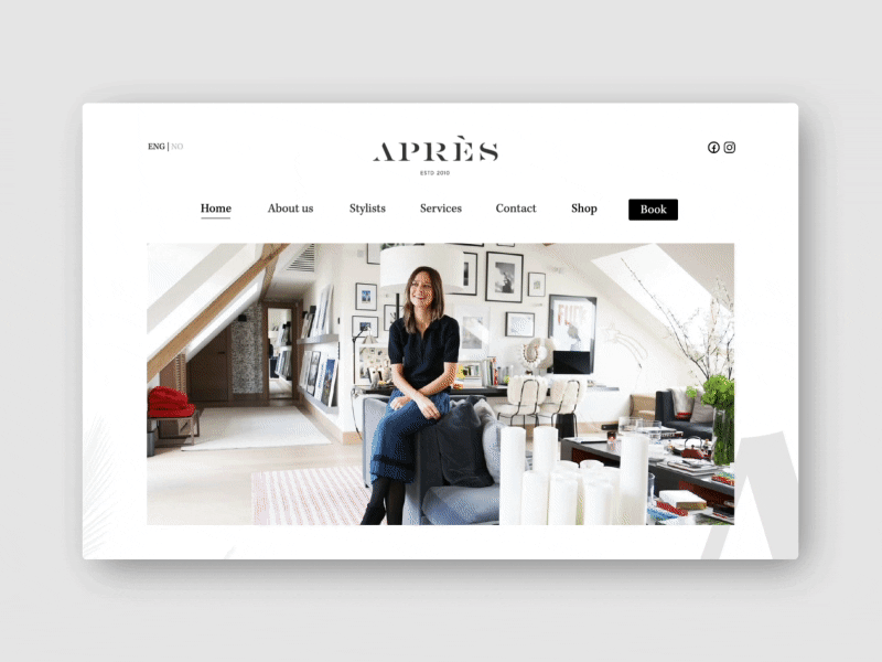Apres - New Styles design eccommerce fashion motion ui ux design website