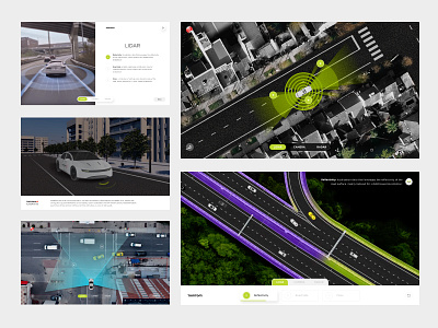 Interactive Automotive layout automotive car design interactive layout website